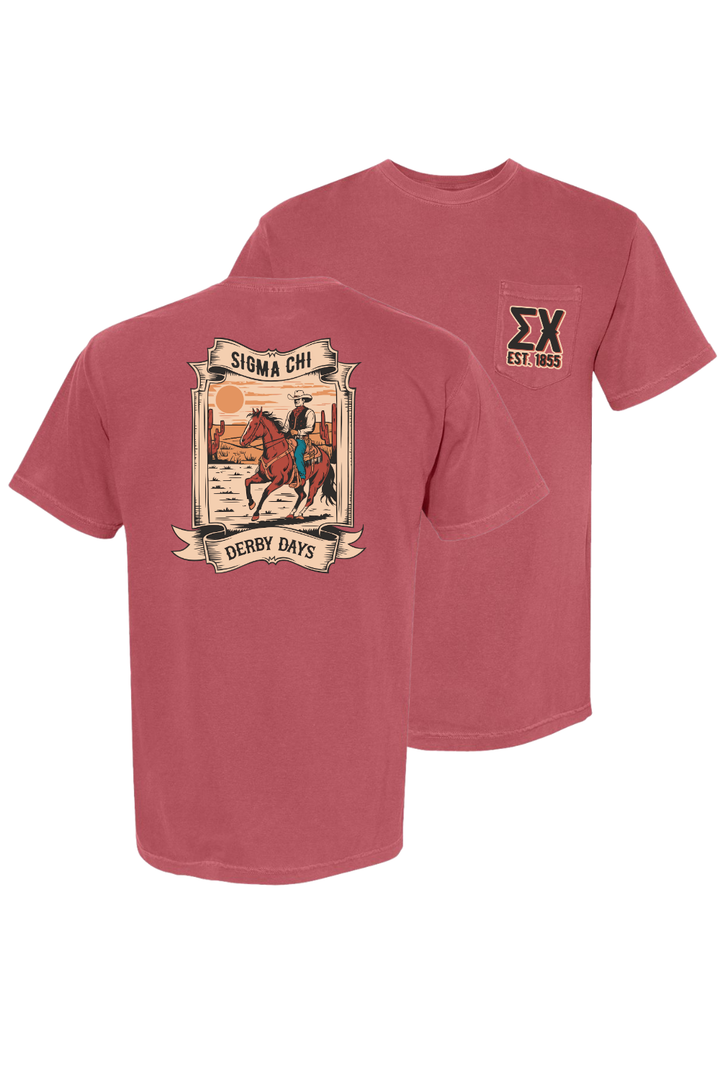 Custom Sigma Chi Derby Days Cowboy Ride