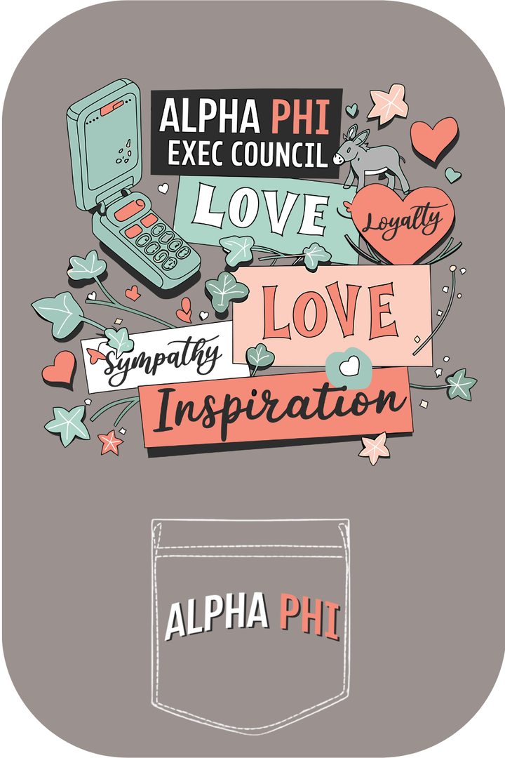 Custom Alpha Phi Exec Council