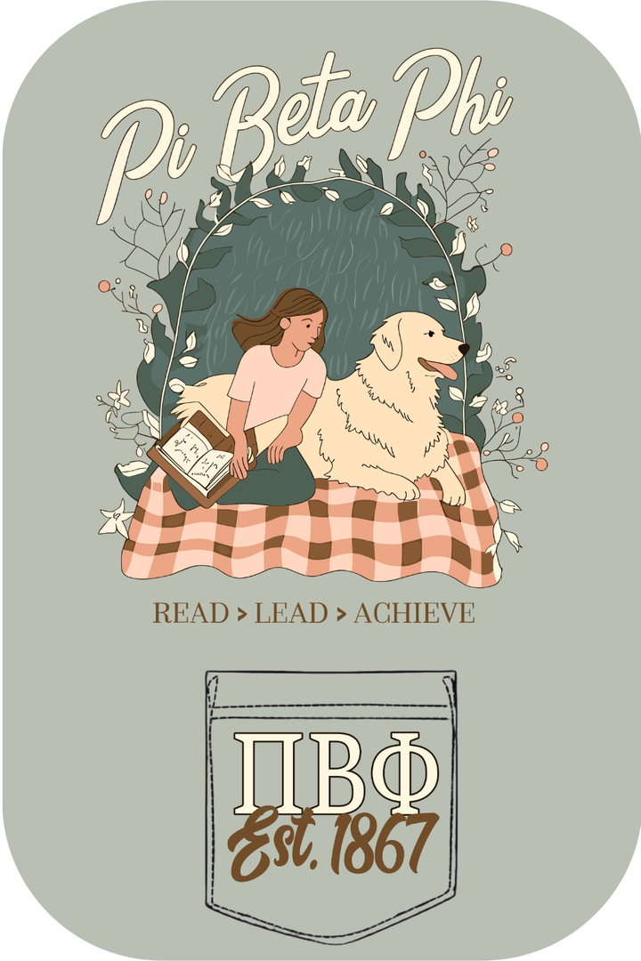 Custom Pi Beta Phi Read Lead Achieve
