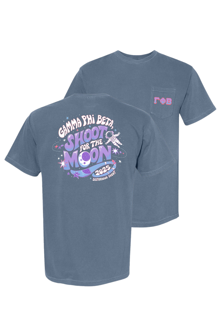 Custom Gamma Phi Beta Shoot For The Moon