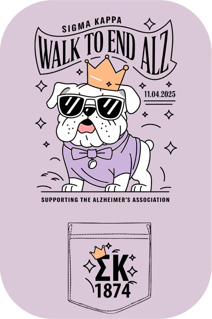 Custom Sigma Kappa Walk To End Alz