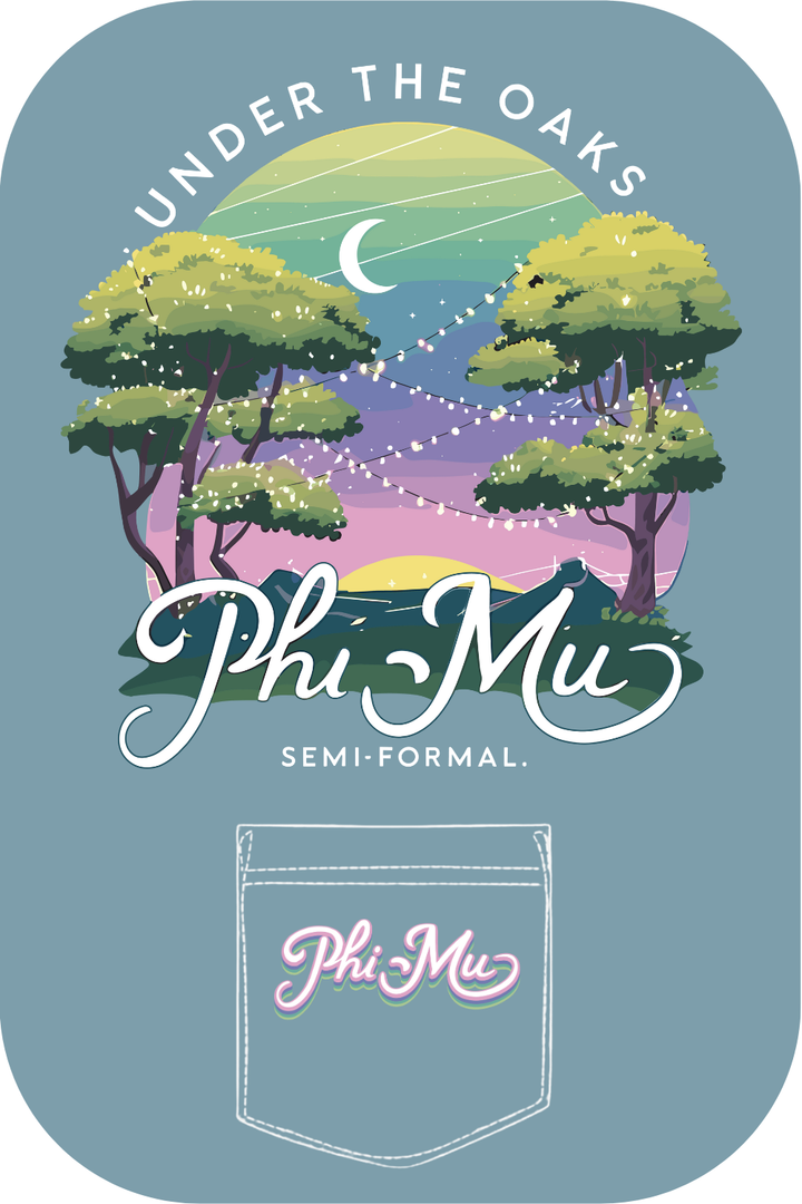 Custom Under The Oaks Phi Mu Semi-Formal