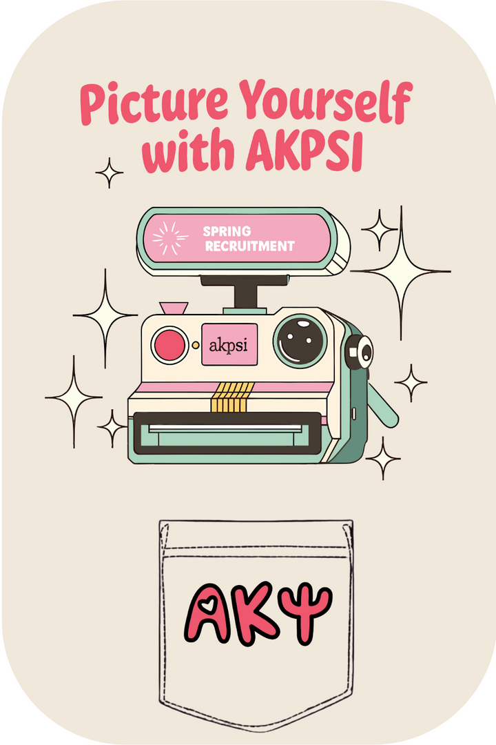 Custom Spring Recruitment Picture Yourself With AKPSI
