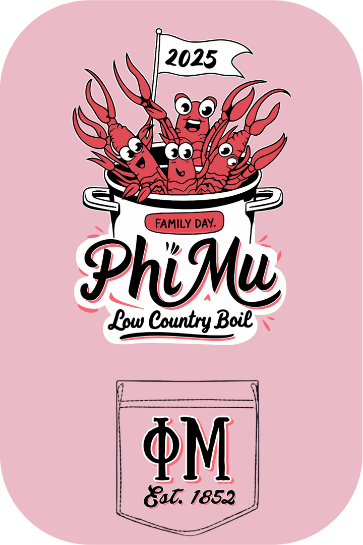 Custom Phi Mu Low Country Boil