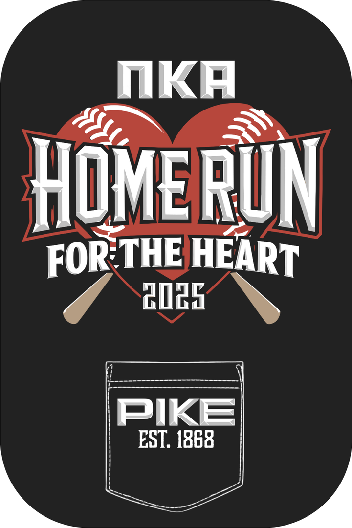 Custom Pi Kappa Alpha Home Run For The Heart