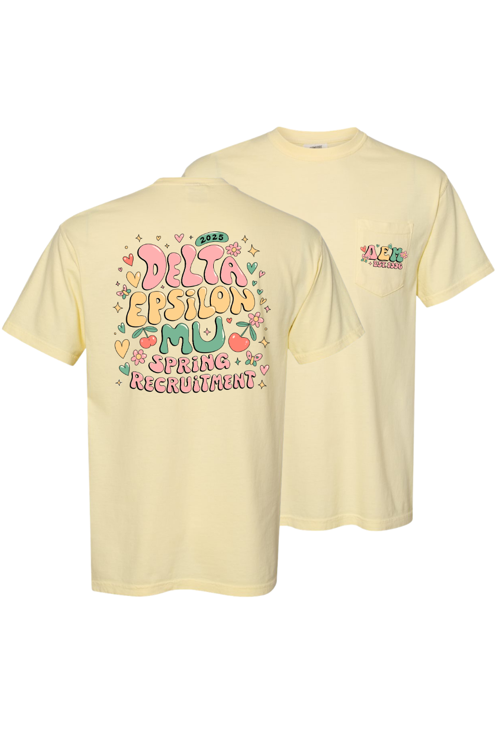 Custom Delta Epsilon Mu Spring Recruitment