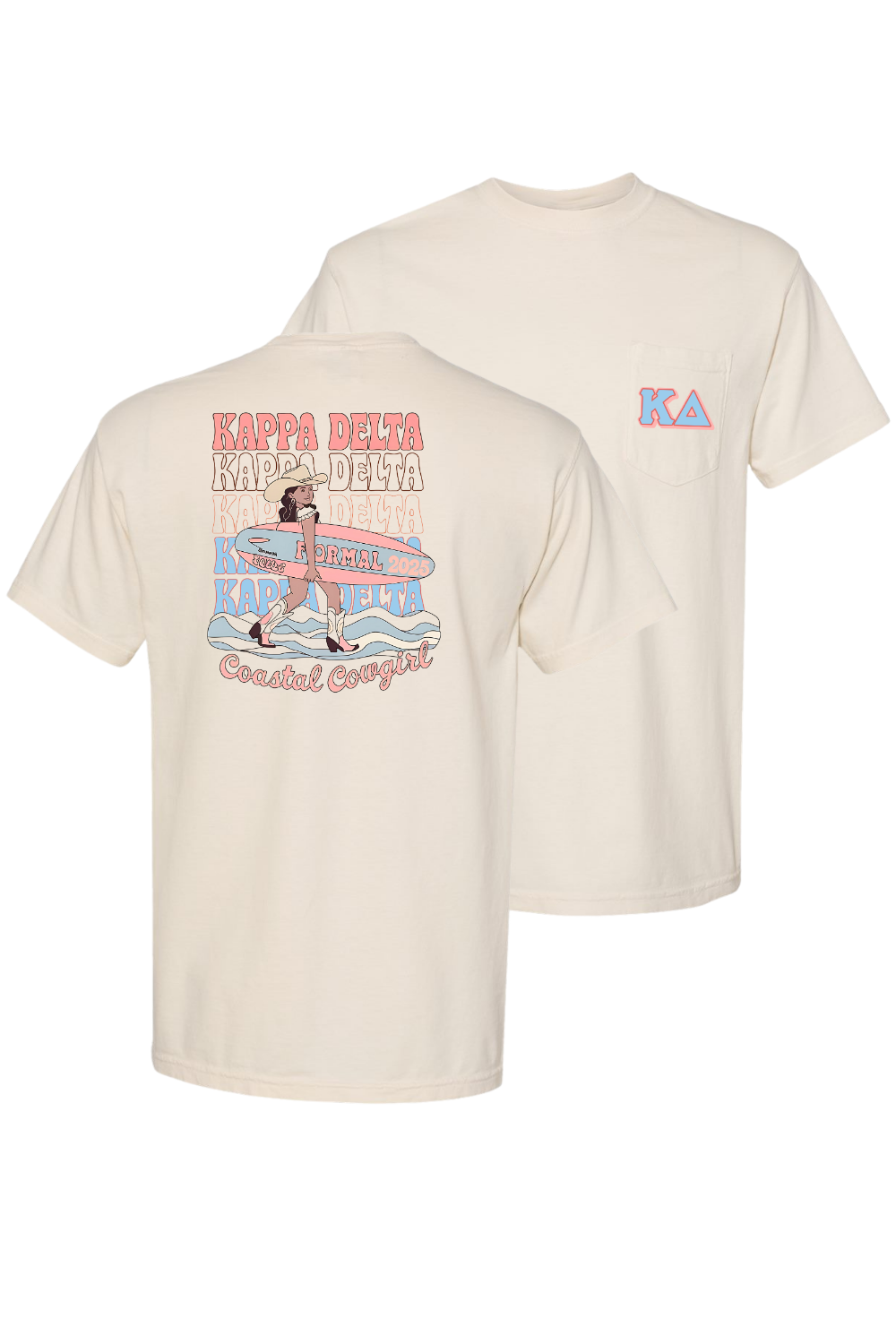 Custom Formal Kappa Delta Coastal Cowgirl
