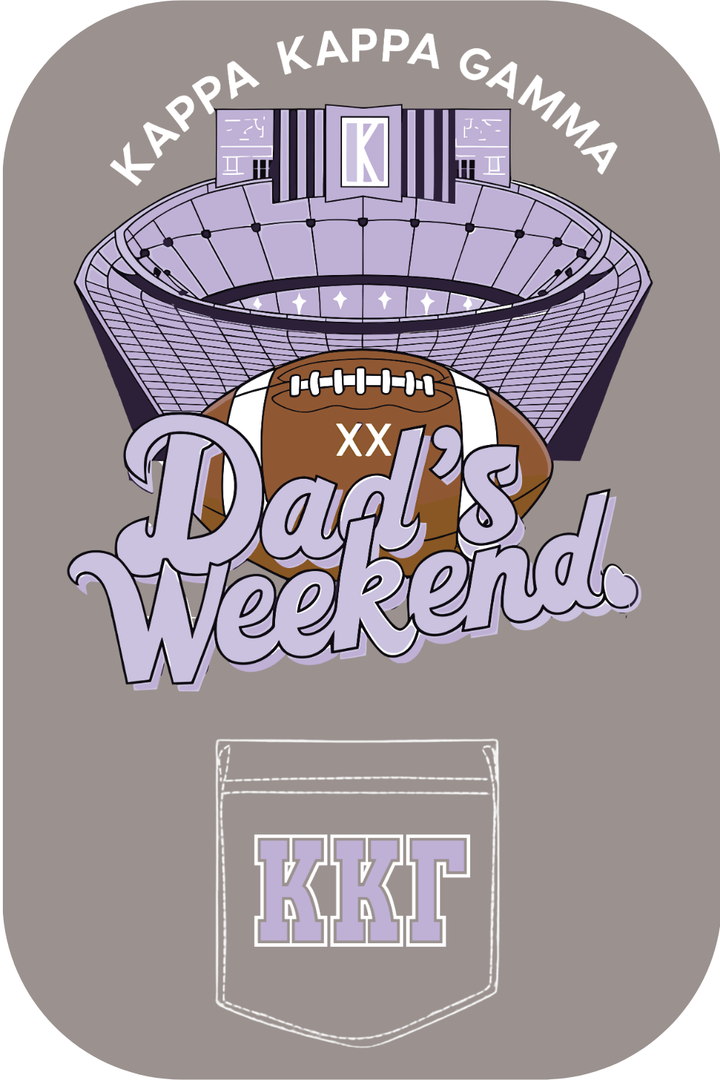 Custom Kappa Kappa Gamma Dad's Weekend