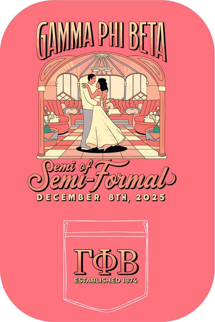Custom Gamma Phi Beta Semi Formal