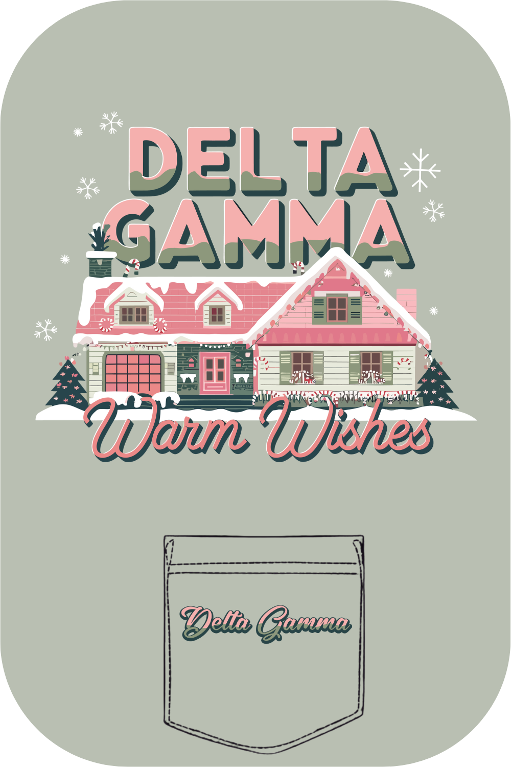 Custom Delta Gamma Warm Wishes