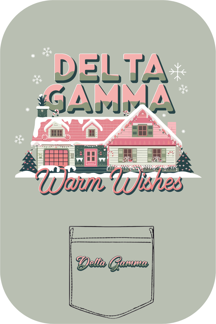 Custom Delta Gamma Warm Wishes
