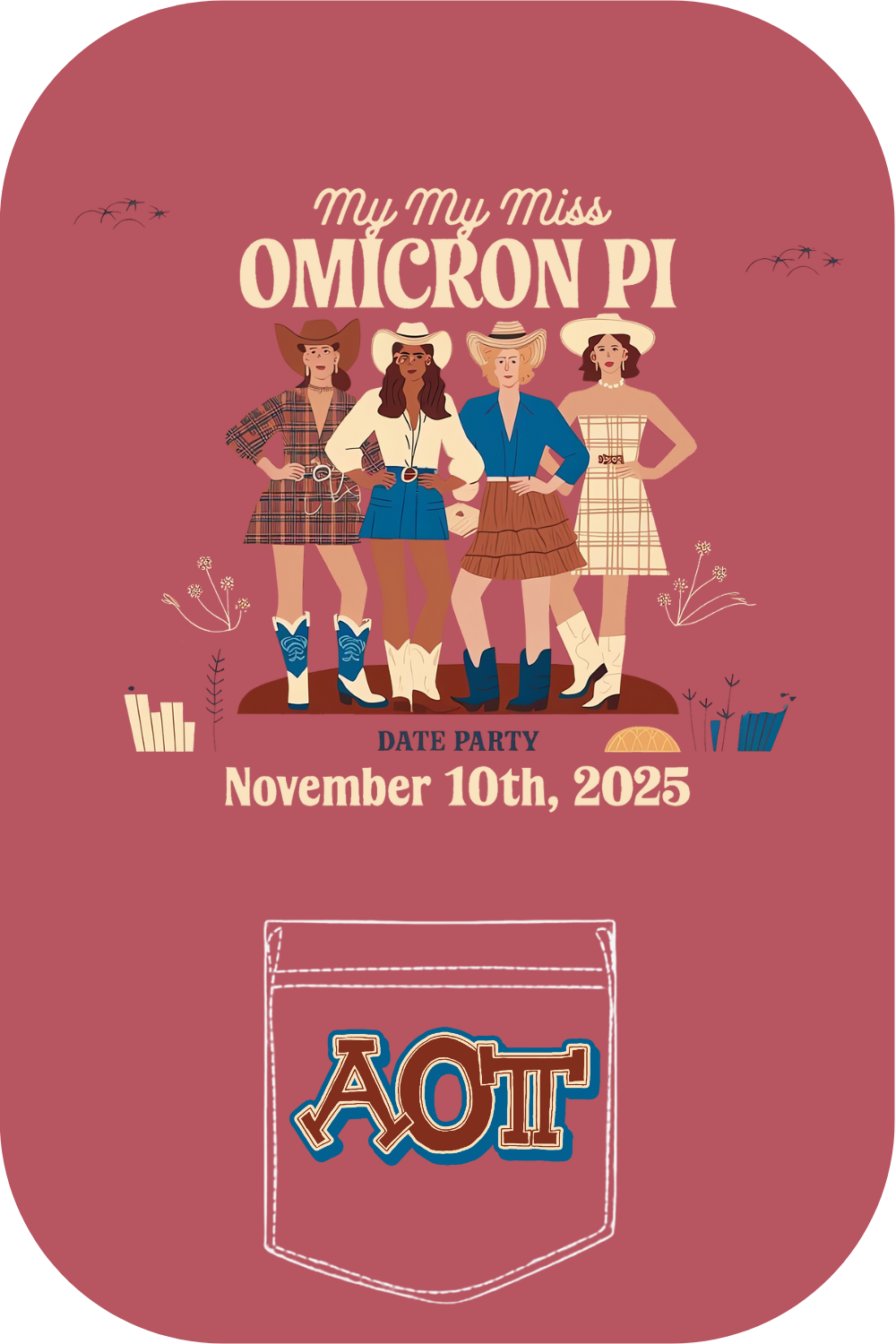 Custom My My Miss Omicron Pi
