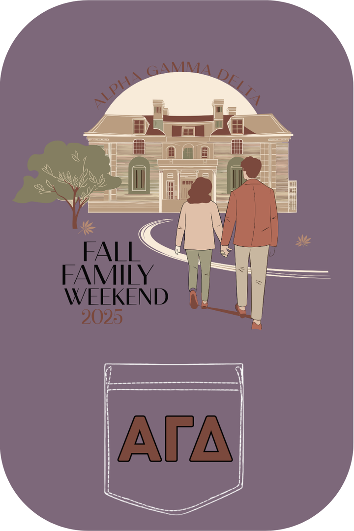 Custom Alpha Gamma Delta  Fall Family Weekend