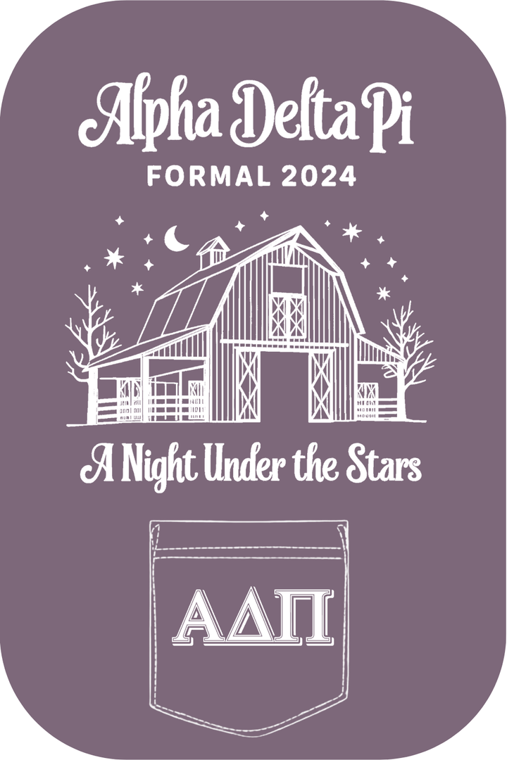 Custom Alpha Delta Pi Formal A Night Under The Stars
