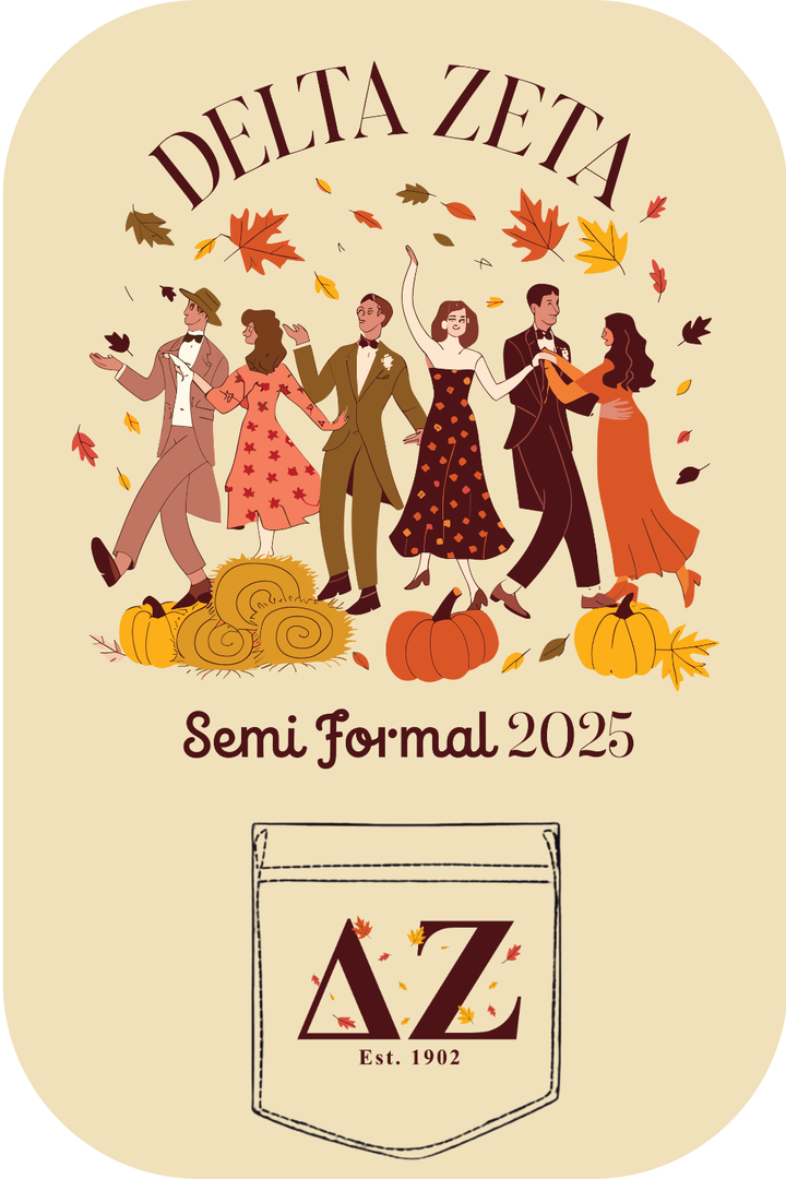 Custom Delta Zeta Semi Formal