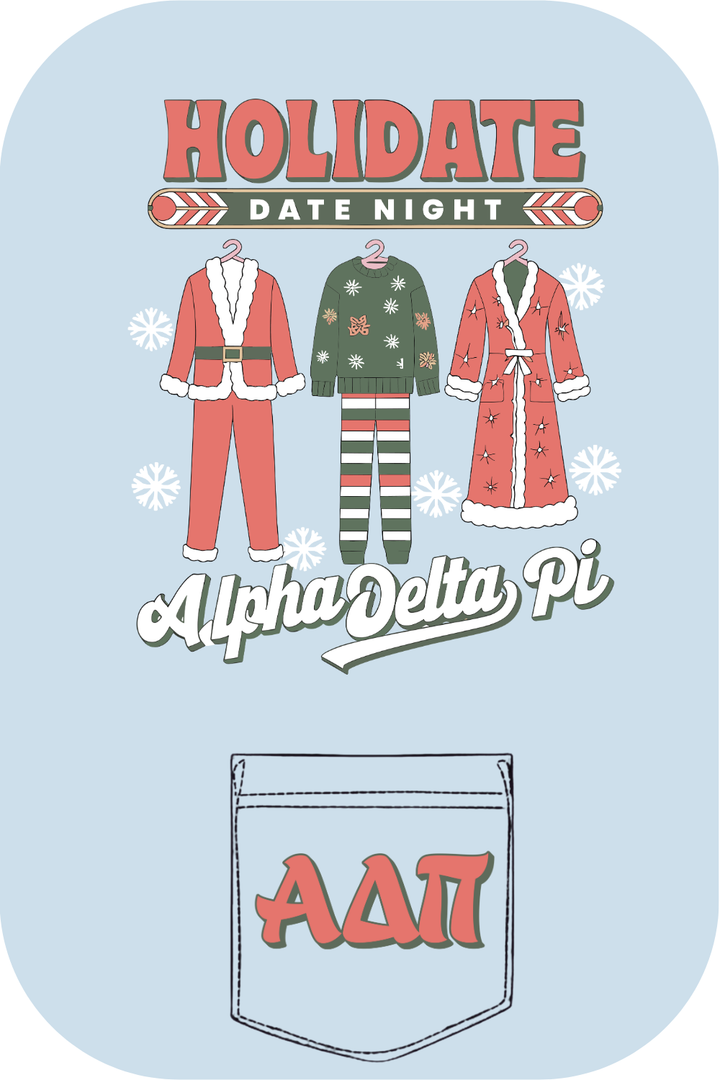 Custom Holidate Date Night Alpha Delta Pi