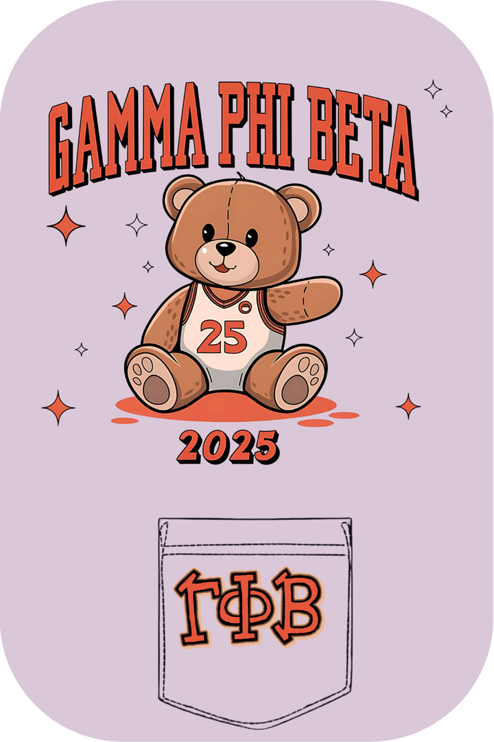 Custom Gamma Phi Beta Teddy Bear