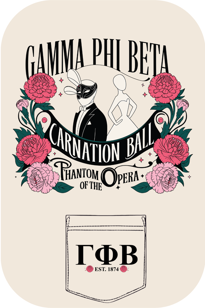 Custom Gamma Phi Beta Phantom Of The Opera