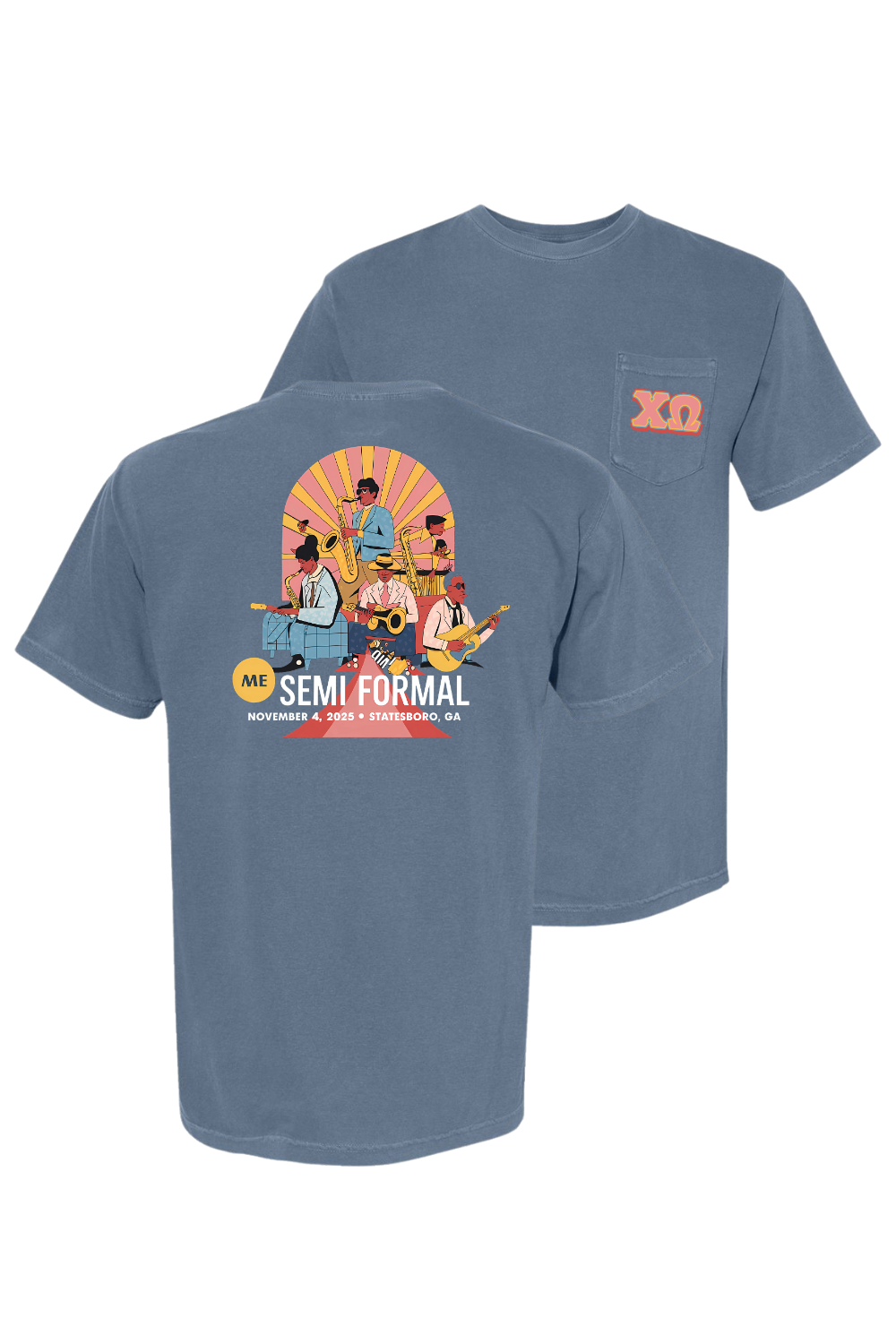 Custom Semi-Formal Chi Omega