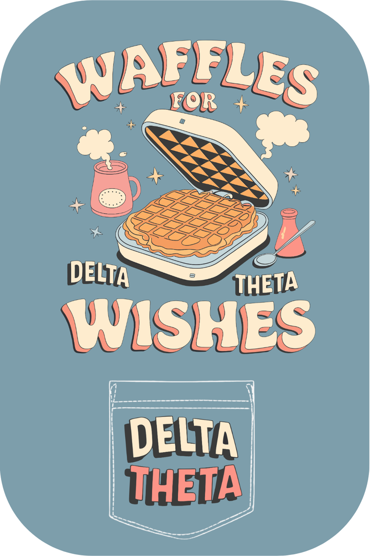 Custom Waffle For Delta Theta Wishes