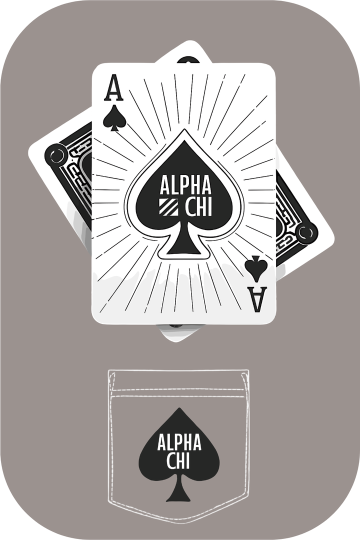 Custom Alpha Chi Spade