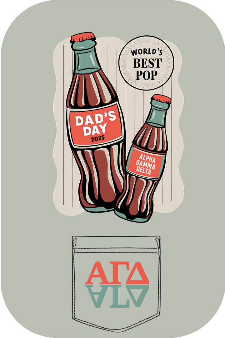 Custom Alpha Gamma Delta Dad's Day