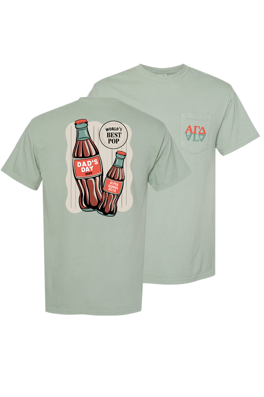 Custom Alpha Gamma Delta Dad's Day