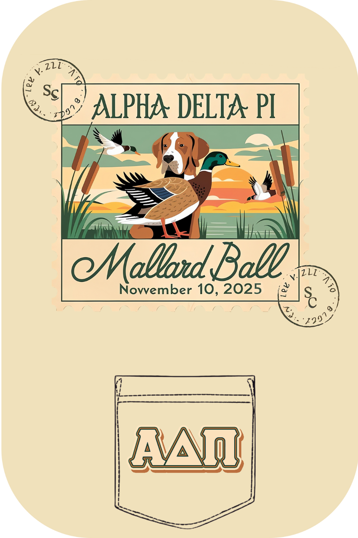 Custom Alpha Delta Pi Mallard Ball