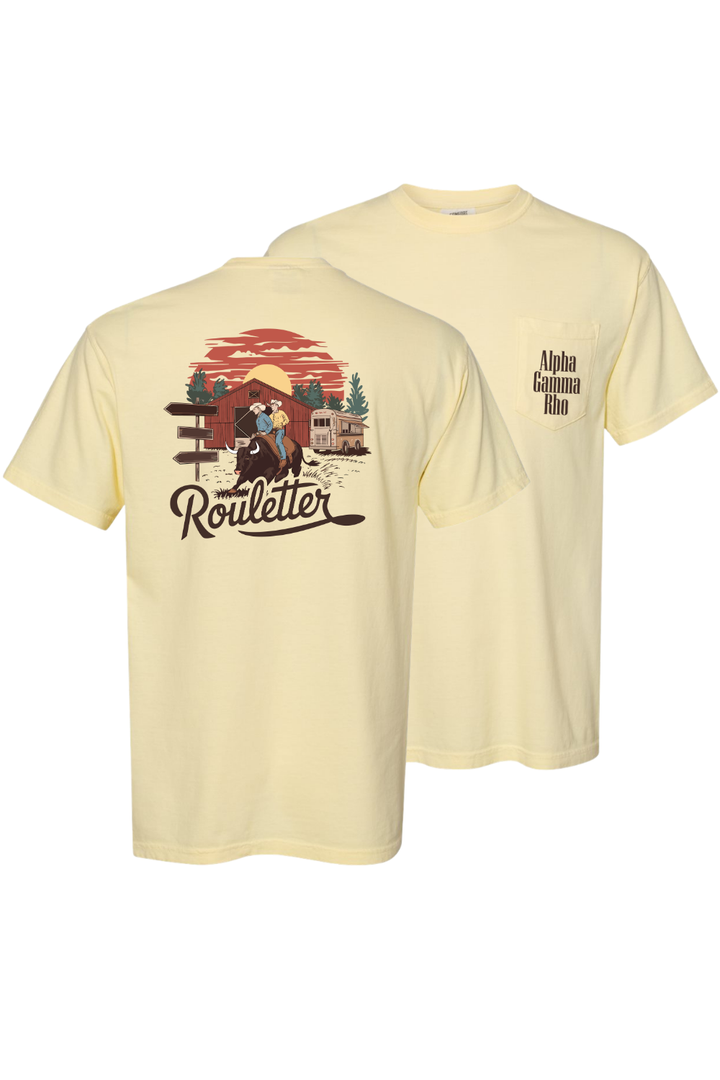 Custom Alpha Gamma Rho Roulette