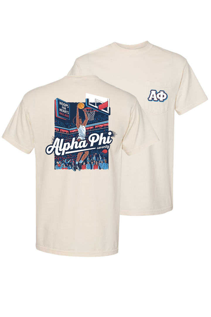 Custom Fall Alpha Phi Hoops For The Heart