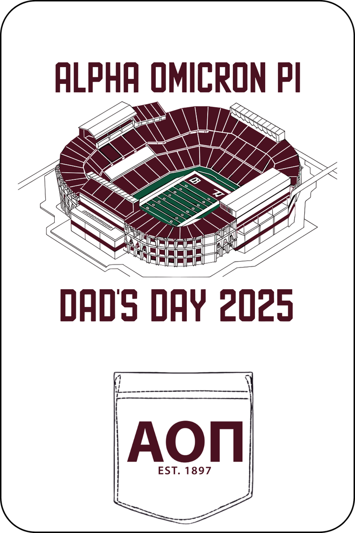 Custom Alpha Omicron Pi Dad's Day