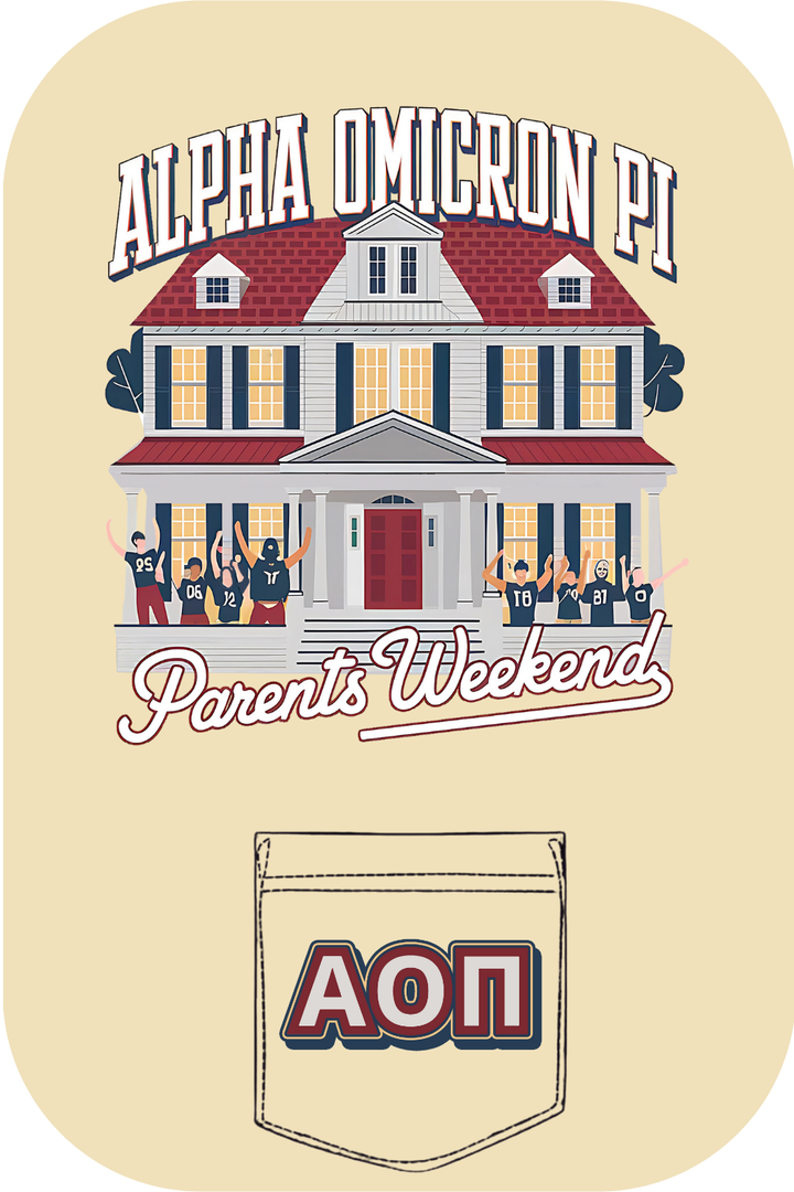 Custom Alpha Omicron Pi Parents Weekend