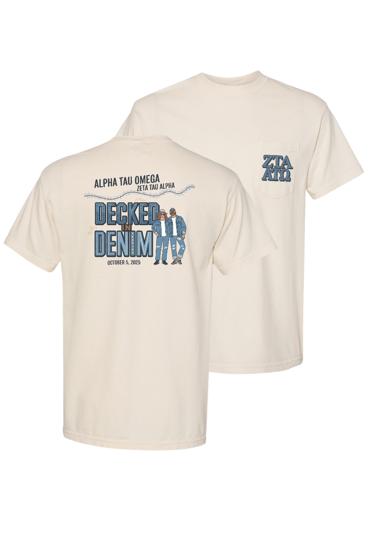 Custom Alpha Tau Omega Decked In Denim