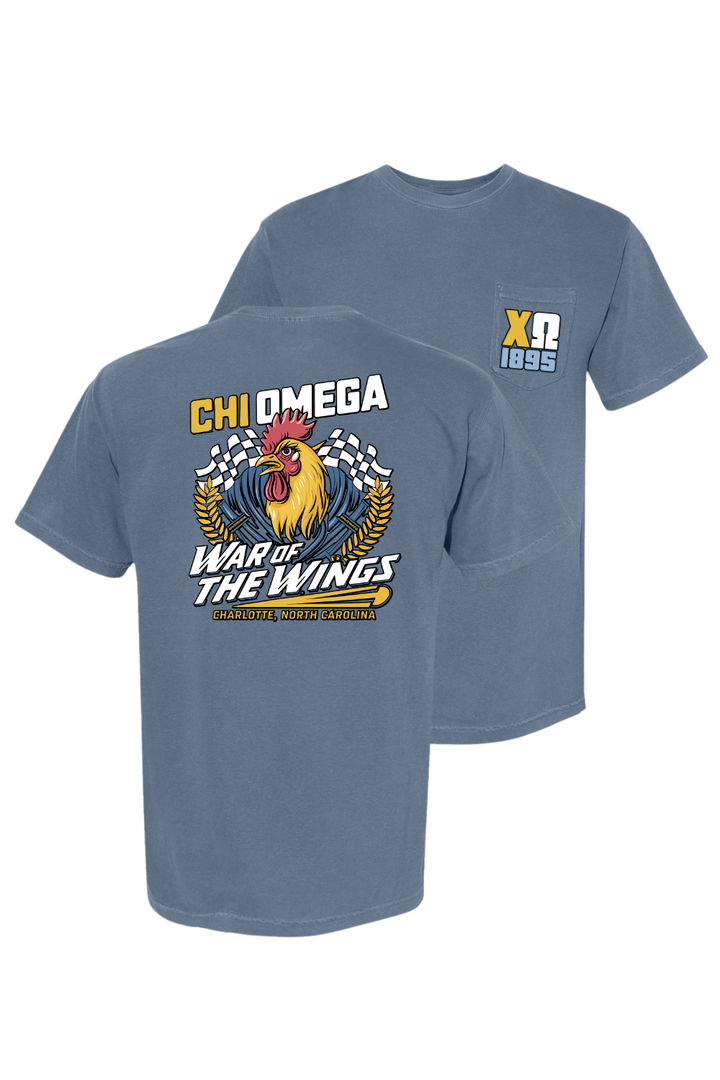 Custom Chi Omega War Of The Wings