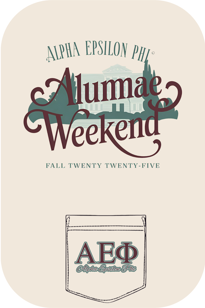 Custom Alpha Epsilon Phi Alumnae Weekend Fall