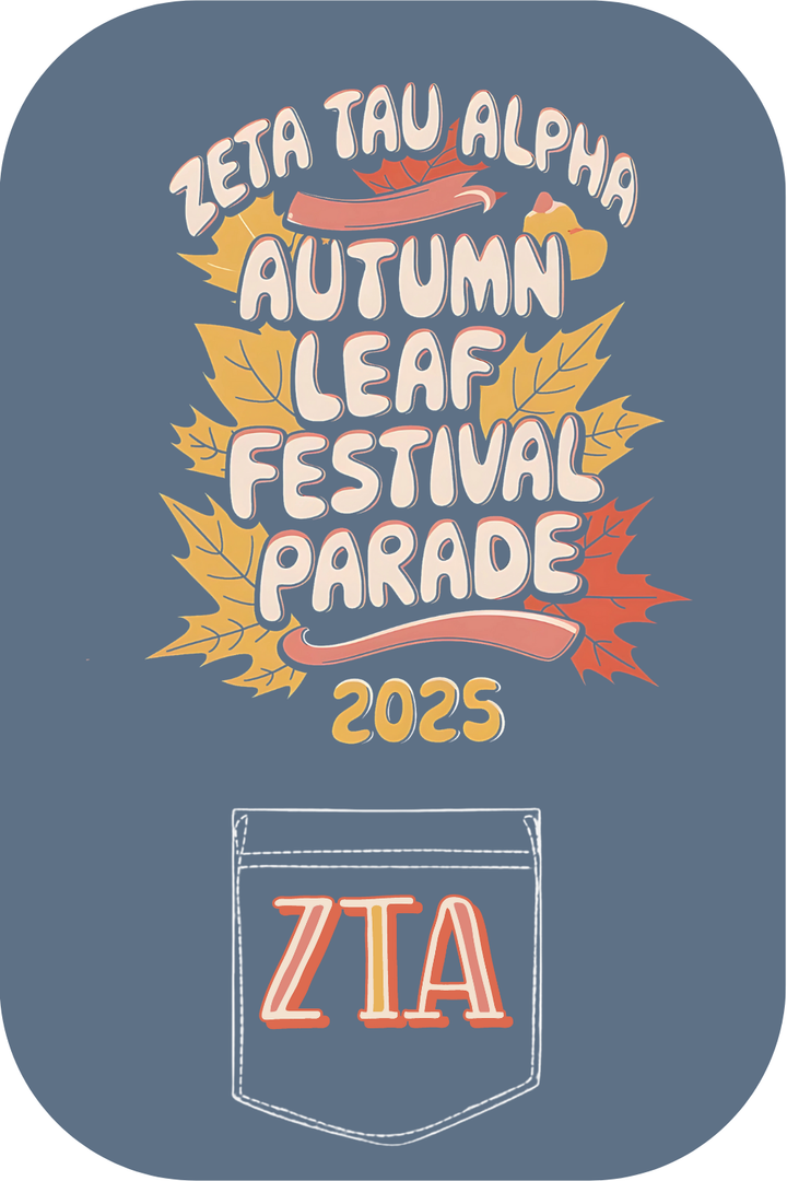 Custom Zeta Tau Alpha Autumn Leaf Festival Parade