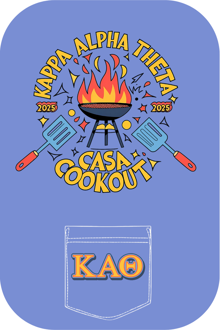 Custom Kappa Alpha Theta Casa Cookout