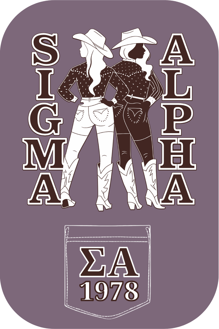 Custom Sigma Alpha Cowgirl
