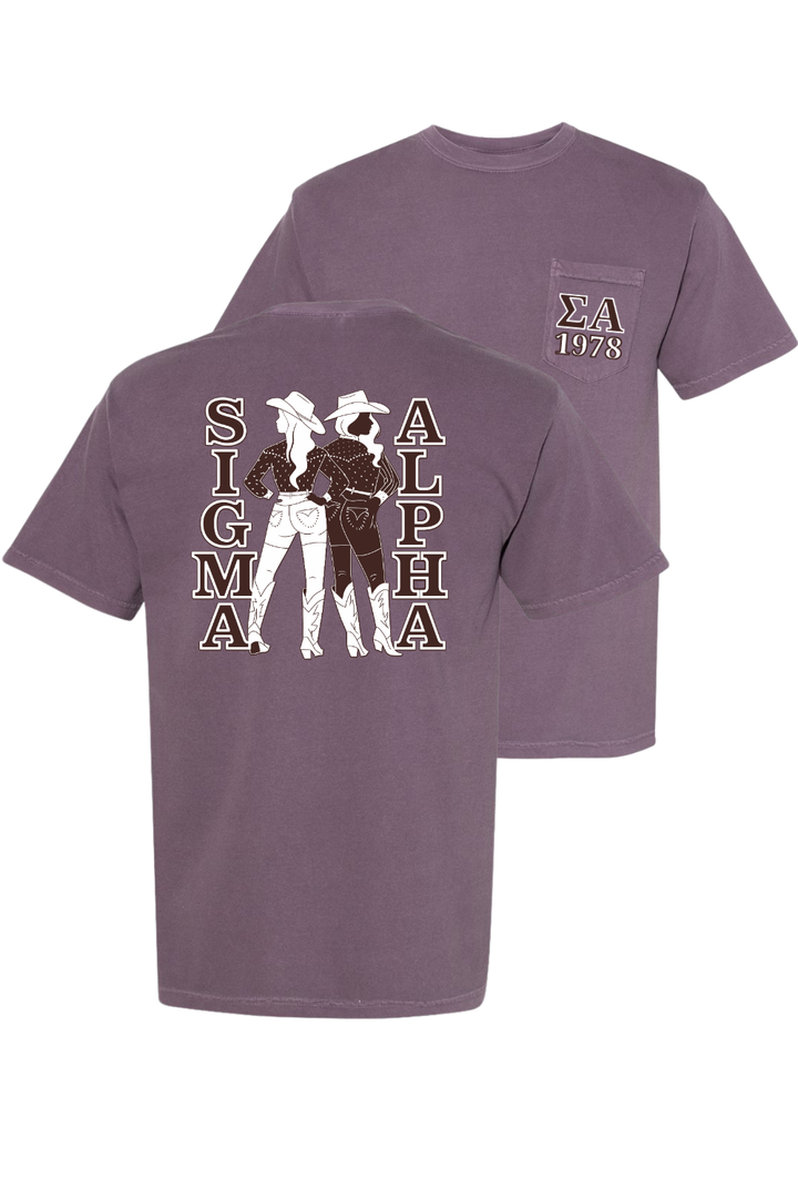 Custom Sigma Alpha Cowgirl