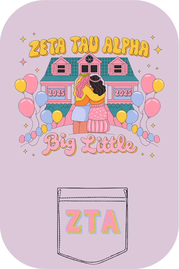 Custom Zeta Tau Alpha Big Little