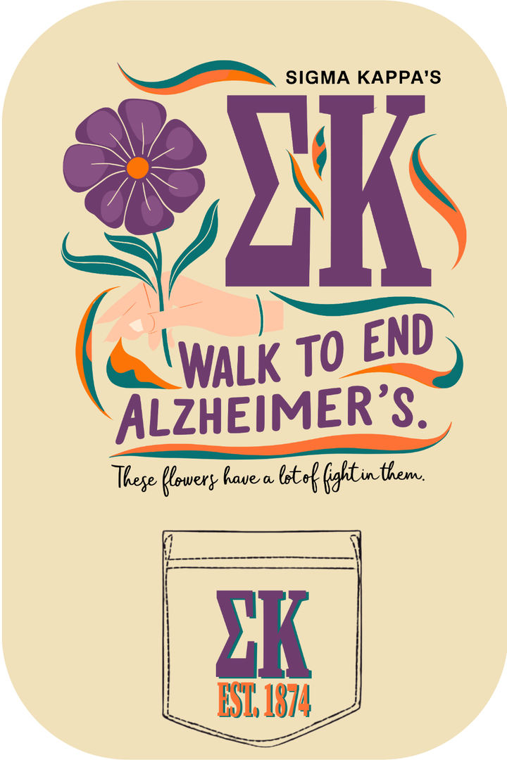 Custom Sigma Kappa Walk To End Alzheimer