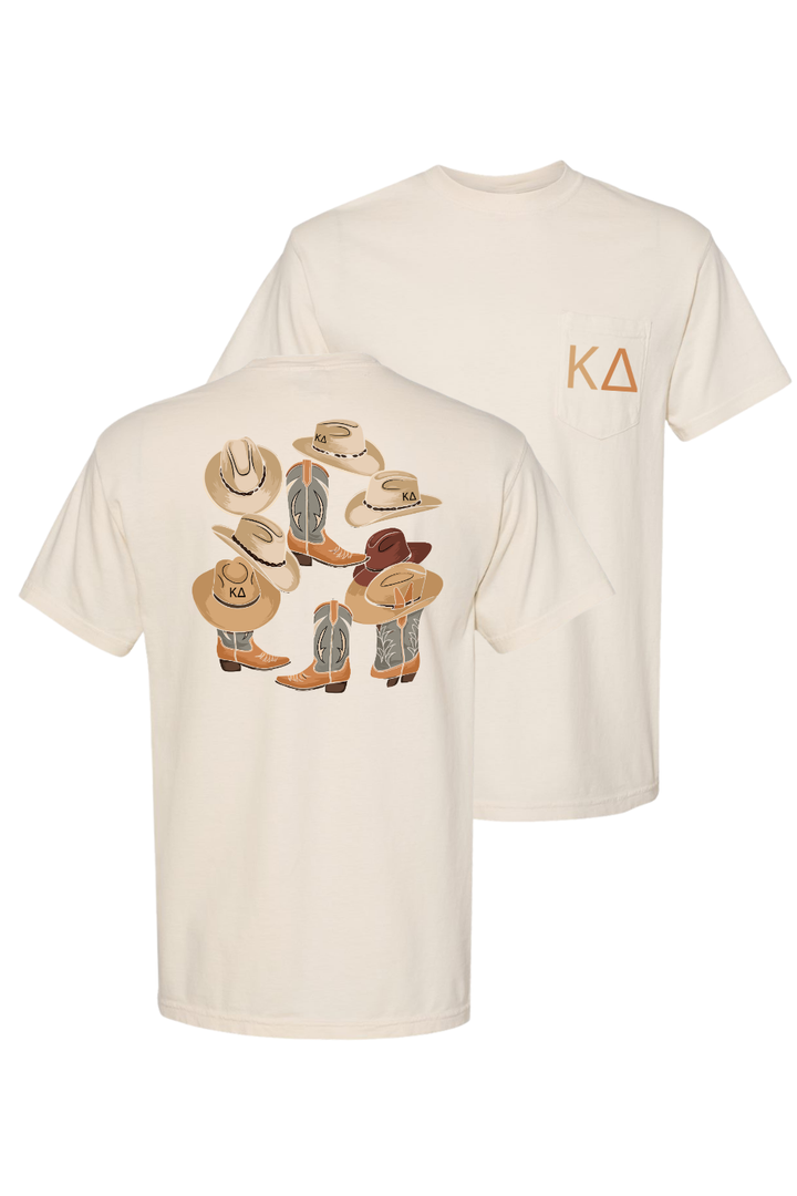 Custom Kappa Delta Cowboy Boots