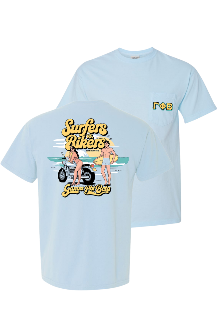 Custom Surfers Vs. Bikers Gamma Phi Beta