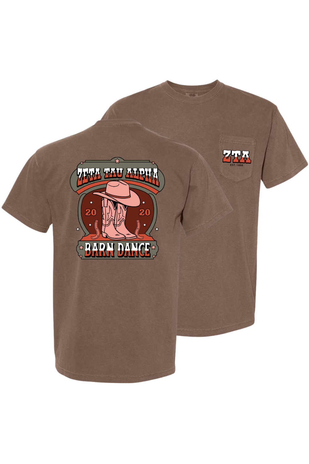 Custom Zeta Tau Alpha Barn Dance