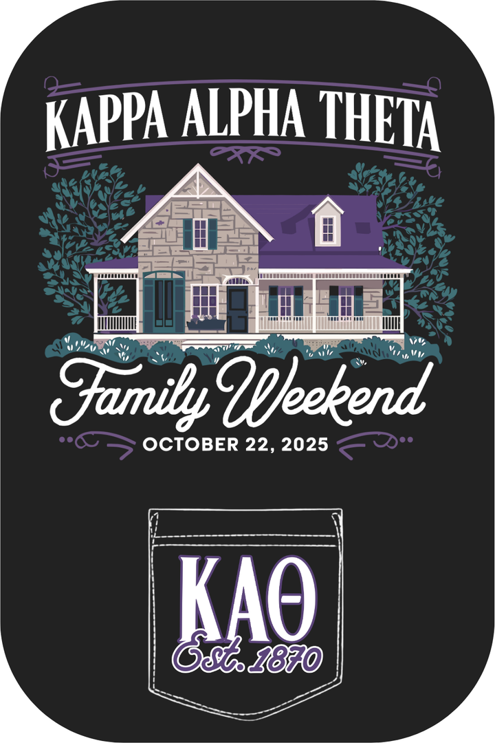 Custom Kappa Alpha Theta Family Weekend