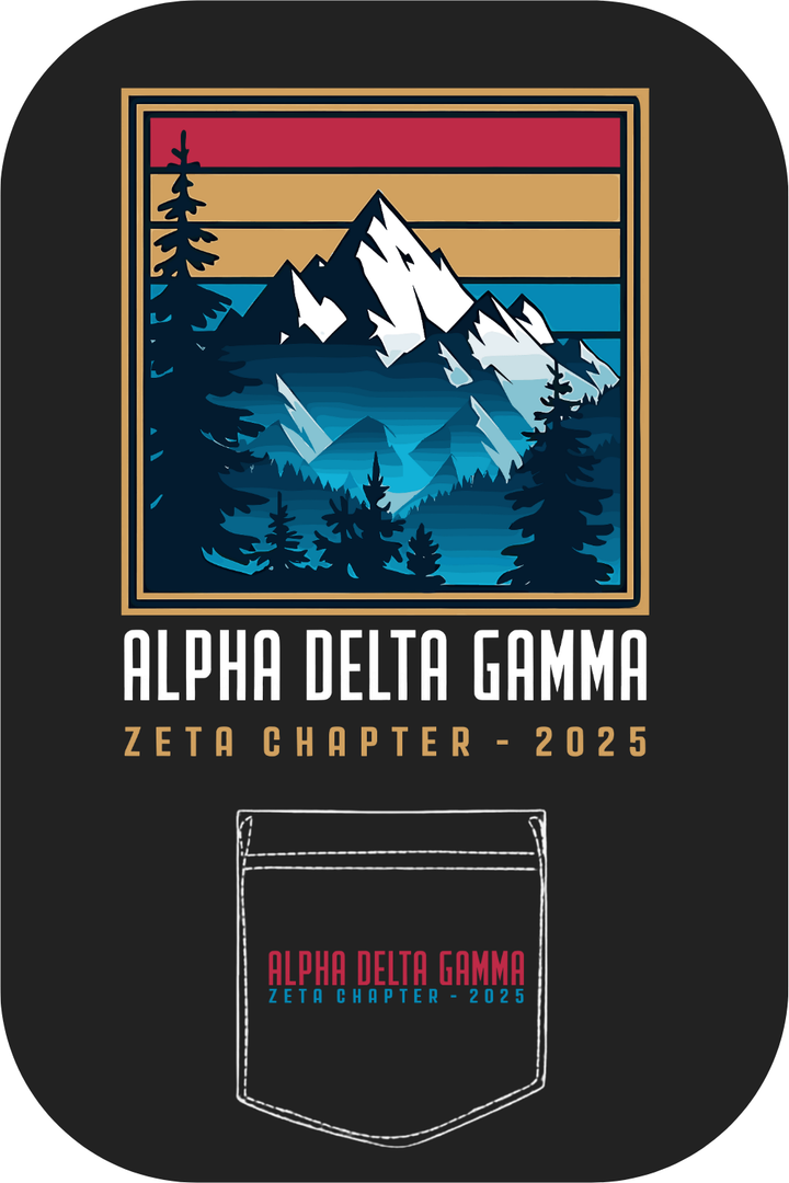 Custom Alpha Delta Gamma Zeta Chapter