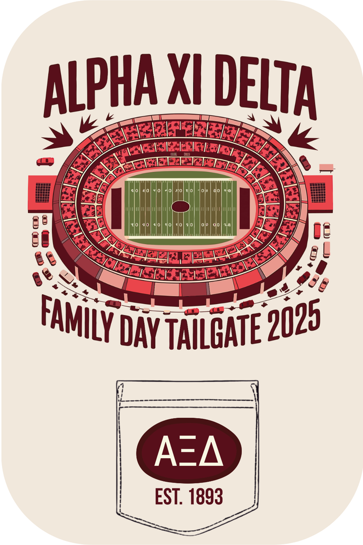 Custom Alpha Xi Delta Family Day Tailgate