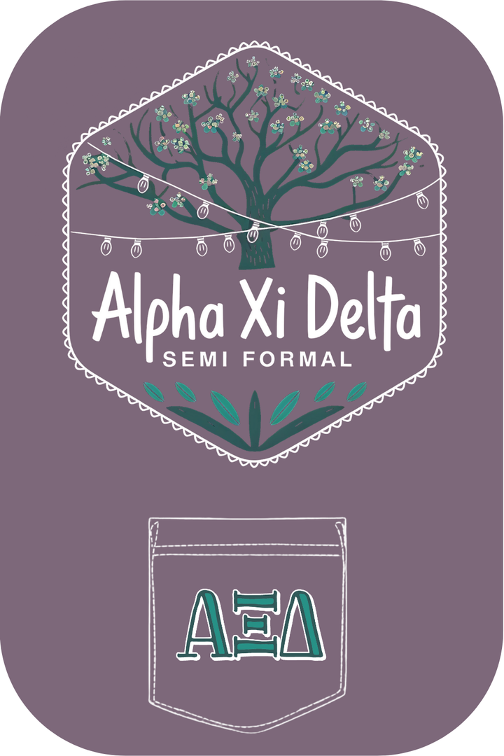 Custom Alpha Xi Delta Semi-Formal