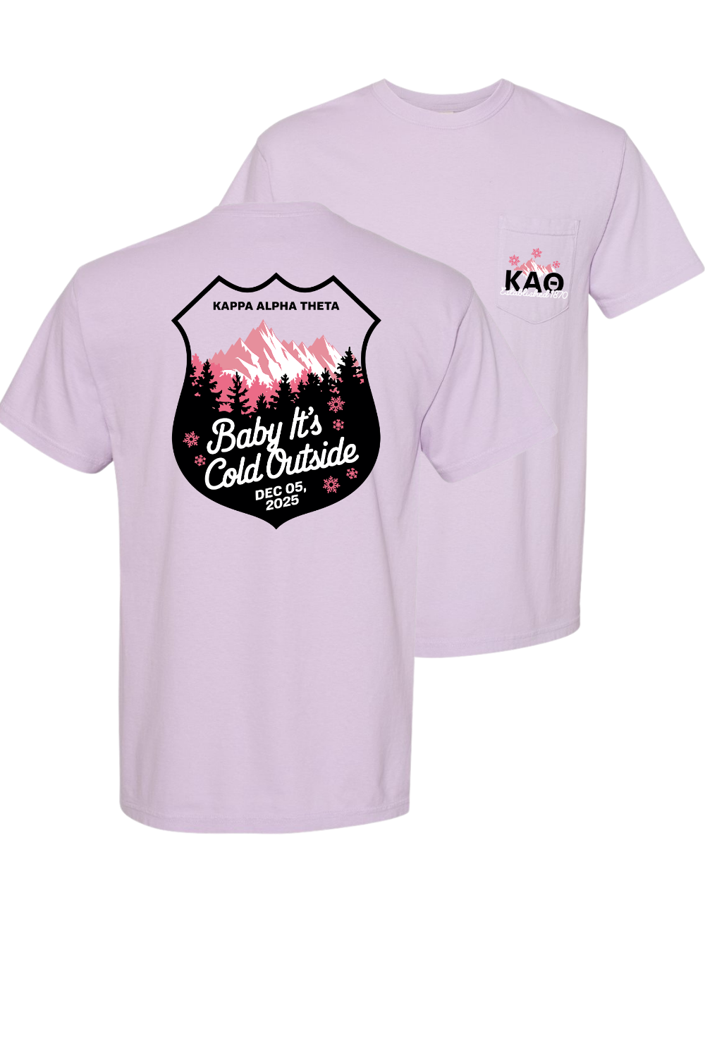 Custom Kappa Alpha Theta Baby It's Cold Outside
