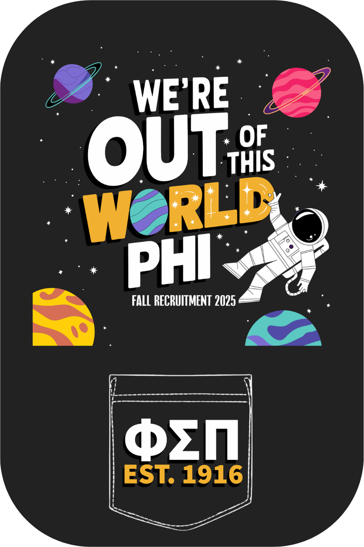 Custom We're Out Of This World Pi Fall Recruitment